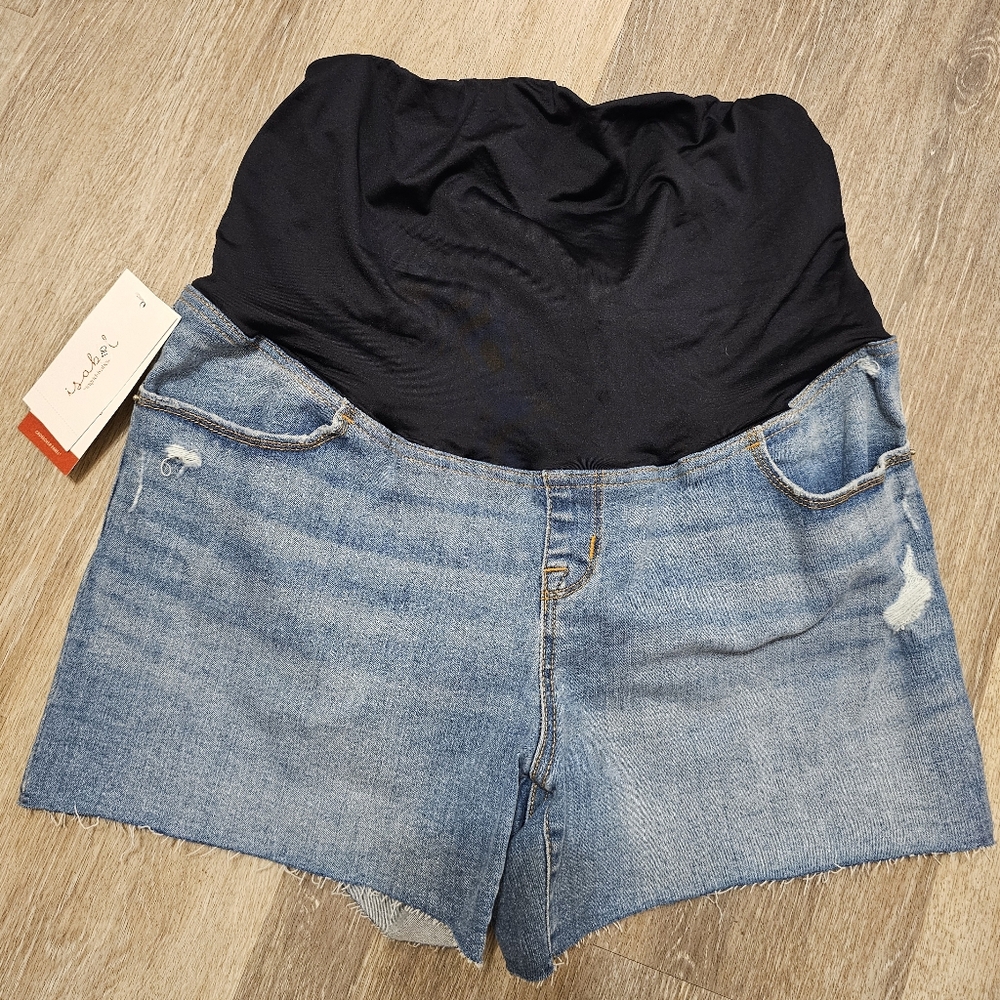 NEW Isabel maternity ingrid and Isabel target maternity jean blue shorts